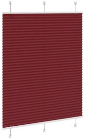 pliszírozott redőny Bordeaux piros 110x150 cm szövetszélesség