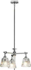 Elstead Lighting AGATHA BATH-AGATHA3P-PC Mennyezeti Lámpa 3x3,5W/G9 320LM IP44