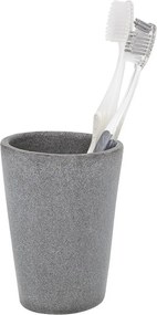 Fogkefetartó bögre Wenko szürke kő