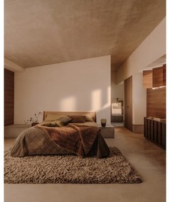 Sárga-zöld egyszemélyes hosszabbított pamut-perkál ágyneműhuzat 150x220 cm Sifinia – Kave Home