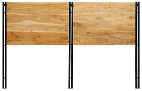 tömör fa akác és vas fejtámla 160 cm