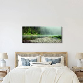 Kép - Folyó az erdőben (120x50 cm)