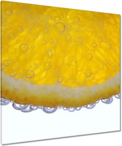 Vászonkép 90x90 Citrom a vízben