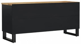 tömör mangófa és szerelt fa TV-szekrény 100 x 33 x 46 cm