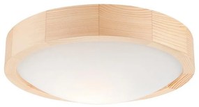 Mennyezeti lámpa NATURAL SLIM 1xE27/60W/230V ø 27 cm fenyő