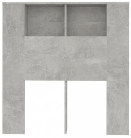 betonszürke áthidaló szekrény 100 x 18,5 x 104,5 cm