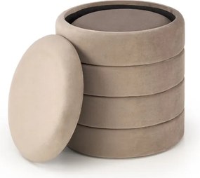 Pacho puff szett bézs