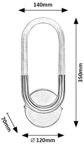 Rabalux 71138 - LED fali lámpa IRELIA LED/9W/230V 4000K