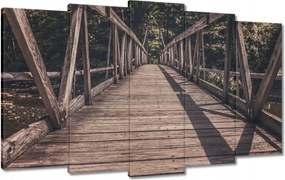 Festmények 100x60 Fa híd