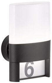 Wofi 12227 - LED Házszám DIEGO LED/10,5W/230V 3000K IP54