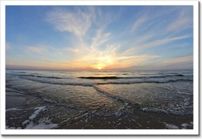 Poszterek keretben 60x40 Naplemente a tengerparton