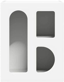 vidaXL Éjjeli asztal 2 pcs Fehér 40 x 35 x 50 cm Faanyag