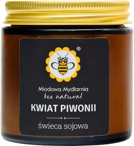 Miodowa Mydlarnia szójagyertya Bazsarózsa virág 120 ml