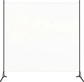 vidaXL fehér 1 paneles szövet paraván 175 x 180 cm