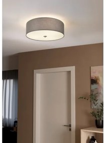 Eglo 55277 - PASTERI mennyezeti lámpa, 3×E27/25W/230V, átm. 47,5 cm, szürke