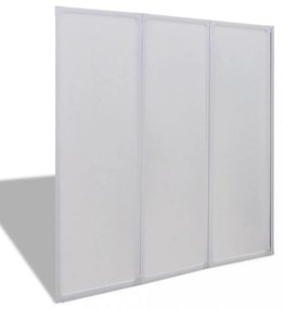 ZuhanyFal Kádparaván 141 x 132 cm 3 Panel Összehajtható