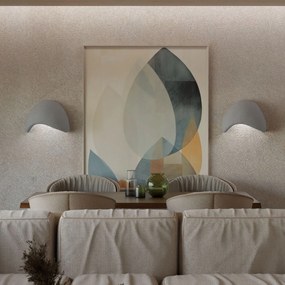 Fali Lámpa Szett (2 db)Wabi Sabi Shell - Betonszürke