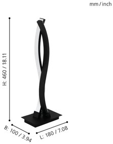 Eglo 99318 - LED Asztali lámpa LASANA LED/10W/230V