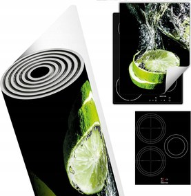 Tűzhelyvédő Szőnyeg Asztali Dekoráció 40x52 fekete lime