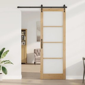 Belső Ajtó Üveggel ORKDAL Barna 83 x 232 cm