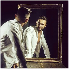 Poszterek 100x100 Izmos macsó srác