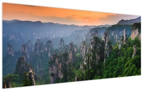 Kép - Zhangjiajie Nemzeti Erdei Park (120x50 cm)