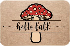 Ősz Hello őszi vászon Lábtörlő