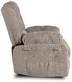 Modern Relaxfotel Vintage Bézs Bársony Kárpittal. ARTURO