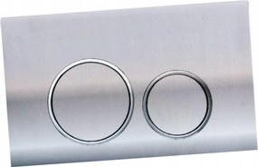 Öblítőgomb króm-ezüst wc állványhoz Kerék Technic Gt D