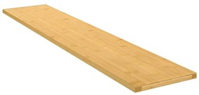 bambusz fali polc 100x20x1,5 cm