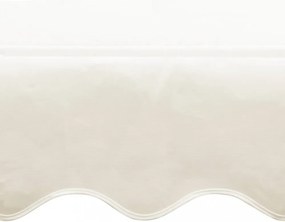 krémszínű szabadon álló napellenző 500 x 300 cm