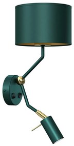 Milagro Fali lámpa VERDE 1xE27/60W/230V + 1xGU10-MR11/7W zöld MI1718