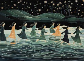 Poszter 55x40cm Éjszakai körmenet