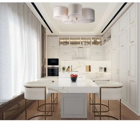 Duolla - Mennyezeti lámpa ROLLER PENTO 5xE27/60W/230V arany