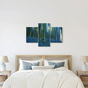 Kép - Kék erdő (90x60 cm)