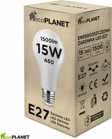 Izzó Eco E27 Led 15W Semleges szín Gazdaságos