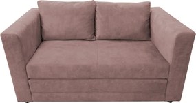 Kihúzható kanapé, rózsaszín, BEJA