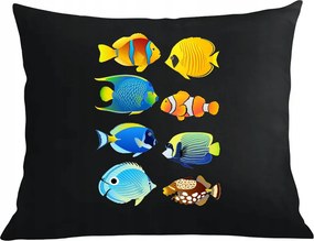 Párna párnahuzat Halak Akvárium nyomtatás