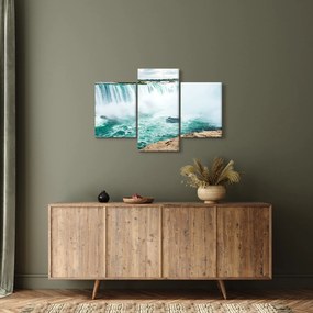 Vízesések hajóval képe (90x60 cm)