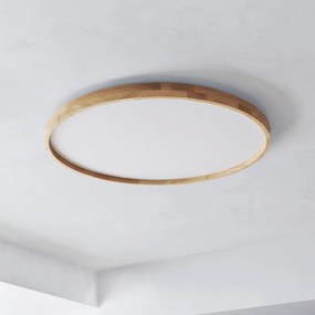 Brilagi - LED dimmelhető lámpatest ALSON LED/72W/230V 3000-6500K, tölgy, Ø 78 cm + távirányító