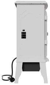 Juskys 2000W elektromos kandalló – fehér