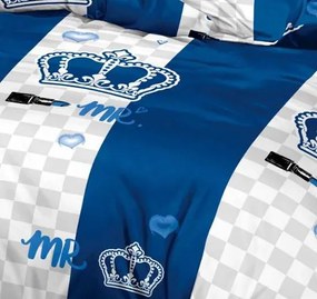 Ágynemű CROWN BLUE 7 részes 140X200 cm