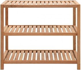 Tömör diófa fürdőszobai polc 65 x 40 x 55 cm