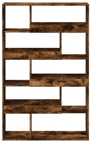 füstös tölgy színű szerelt fa térelválasztó 100 x 33 x 156,5 cm