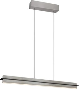 TRIO 346710107 EMERSON Modern Led Függesztett Lámpa Ezüst LED IP20