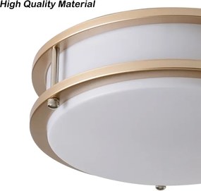 Brilagi - Mennyezeti lámpa ELARO 4xE27/40W/230V átm. 41 cm arany