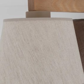 Brilagi - Felületre szerelt csillár LATTE 3xE27/15W/230V fenyő/mix