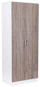 Miami gardróbszekrény 80x205 cm yorki tölgy-fehér