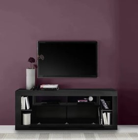 RIMINI TV-állvány fekete kőris