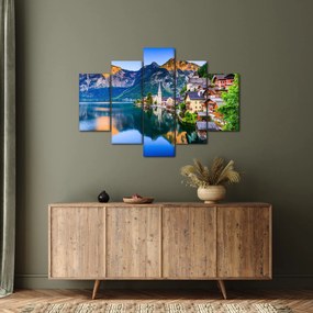 Kép - Alpesi falu (150x105 cm)